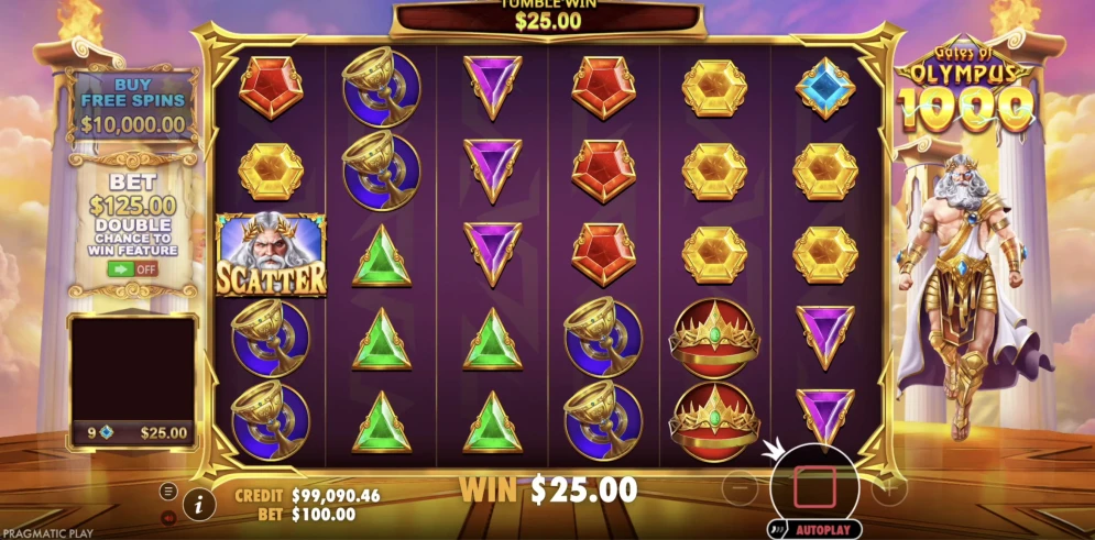 Gates of Olympus 1000 Slot