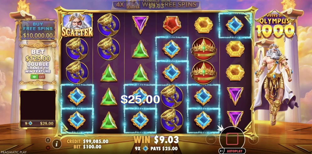 Gates of Olympus 1000 Slot