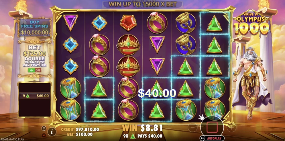 Gates of Olympus 1000 Slot